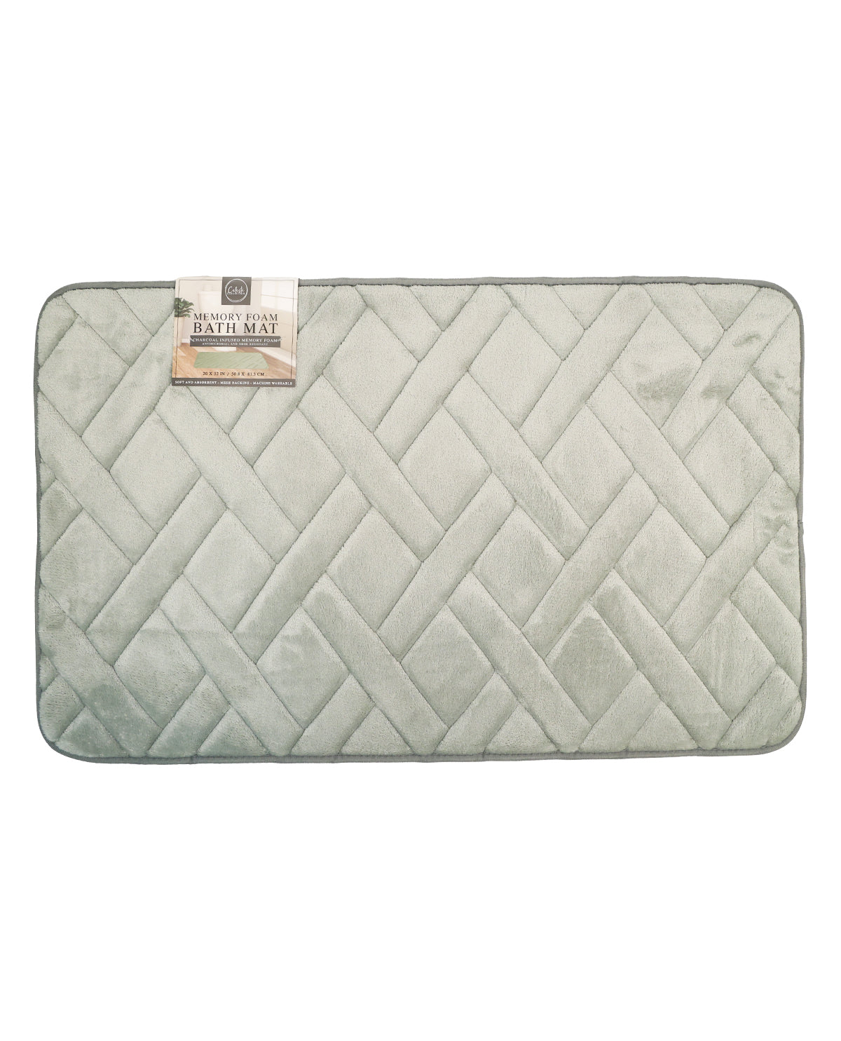 Sage Memory Foam Bath Mat