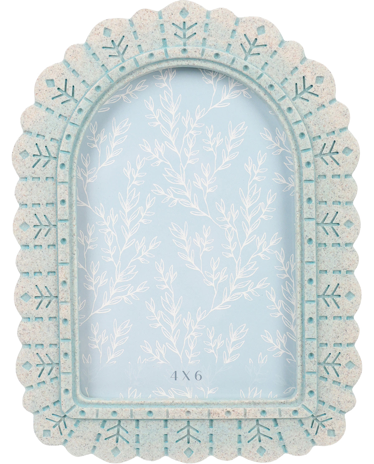 4x6 Blue Resin Picture Frame