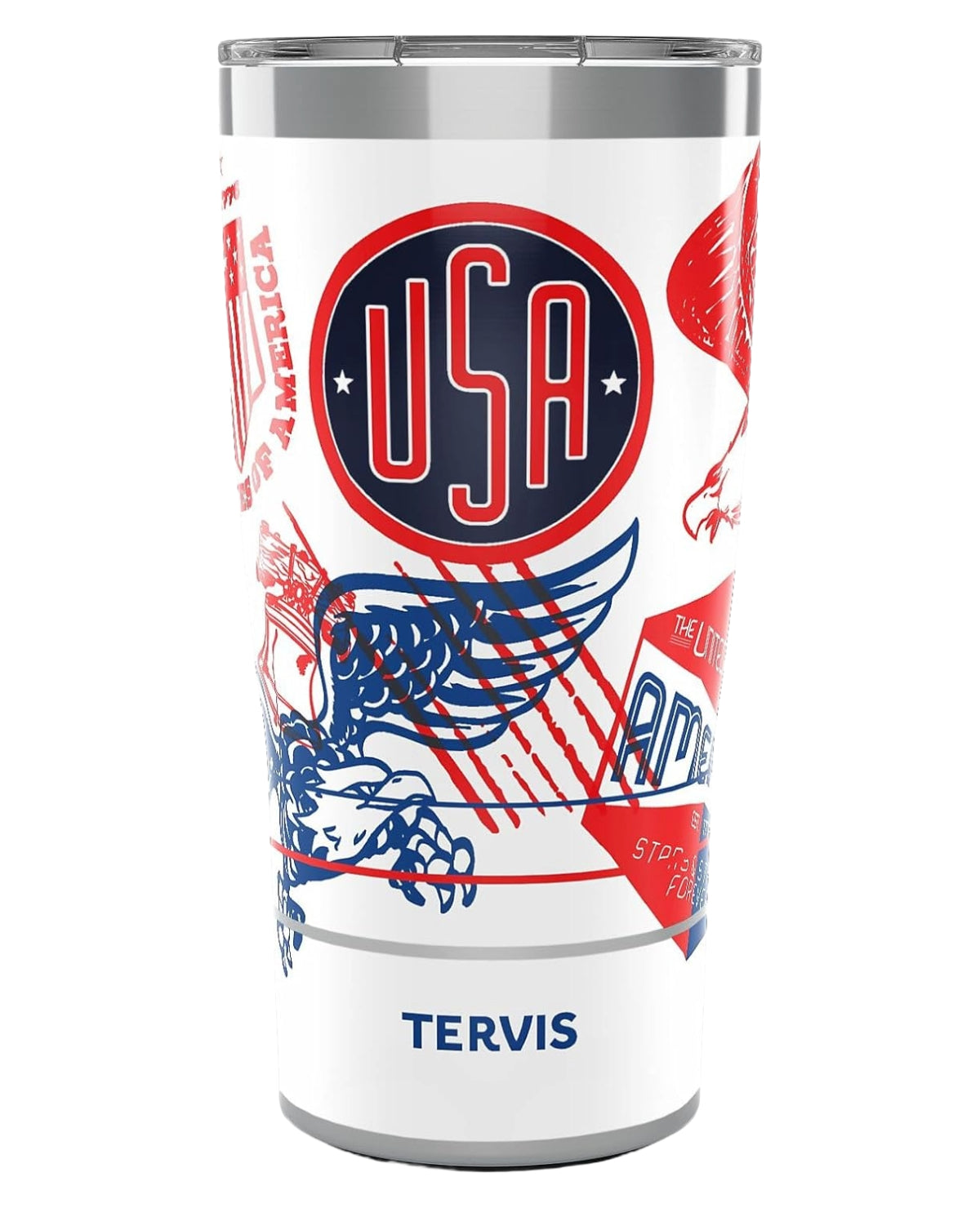30oz America All Over Tervis