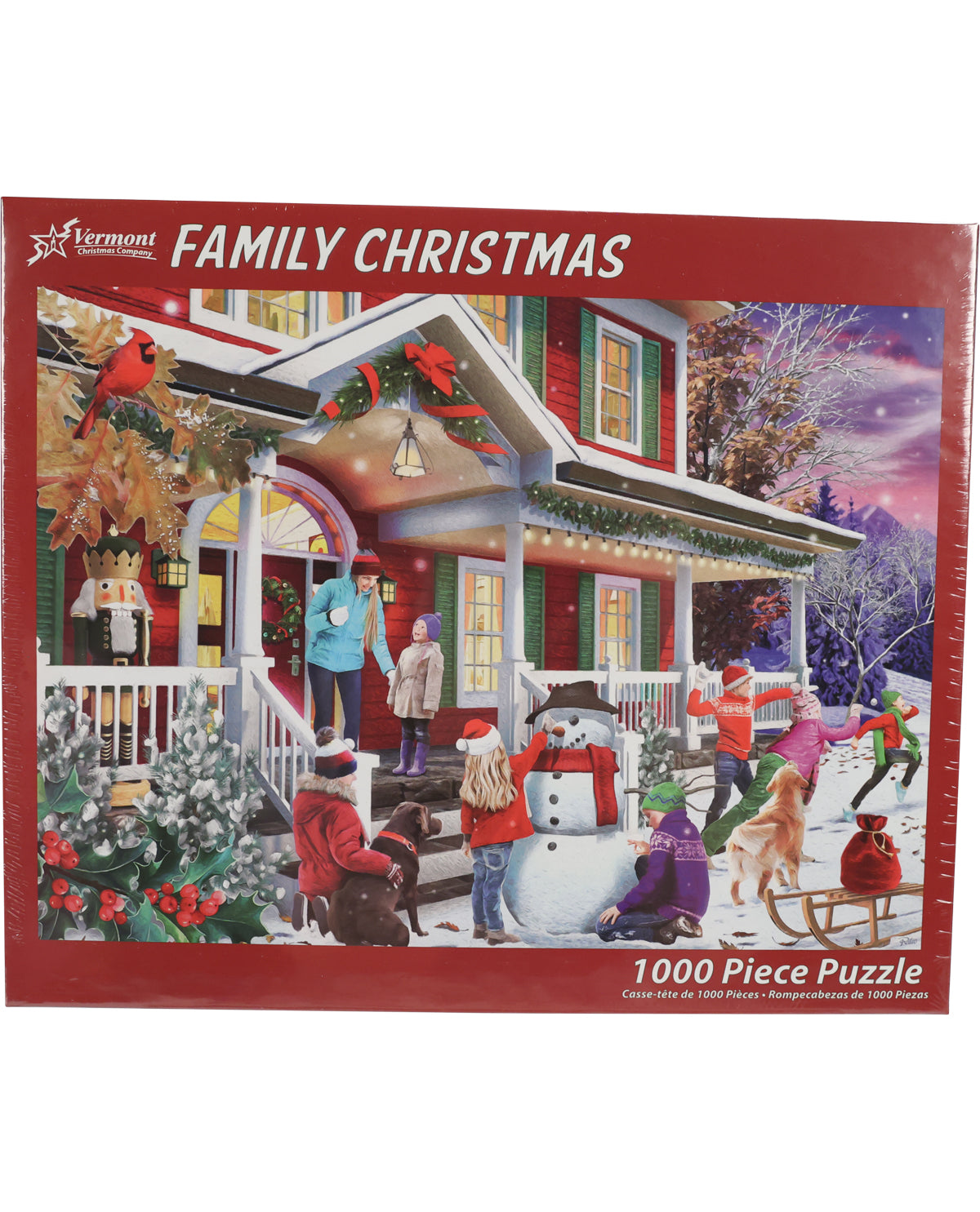 Family Christmas 1000 Piece Puzzle