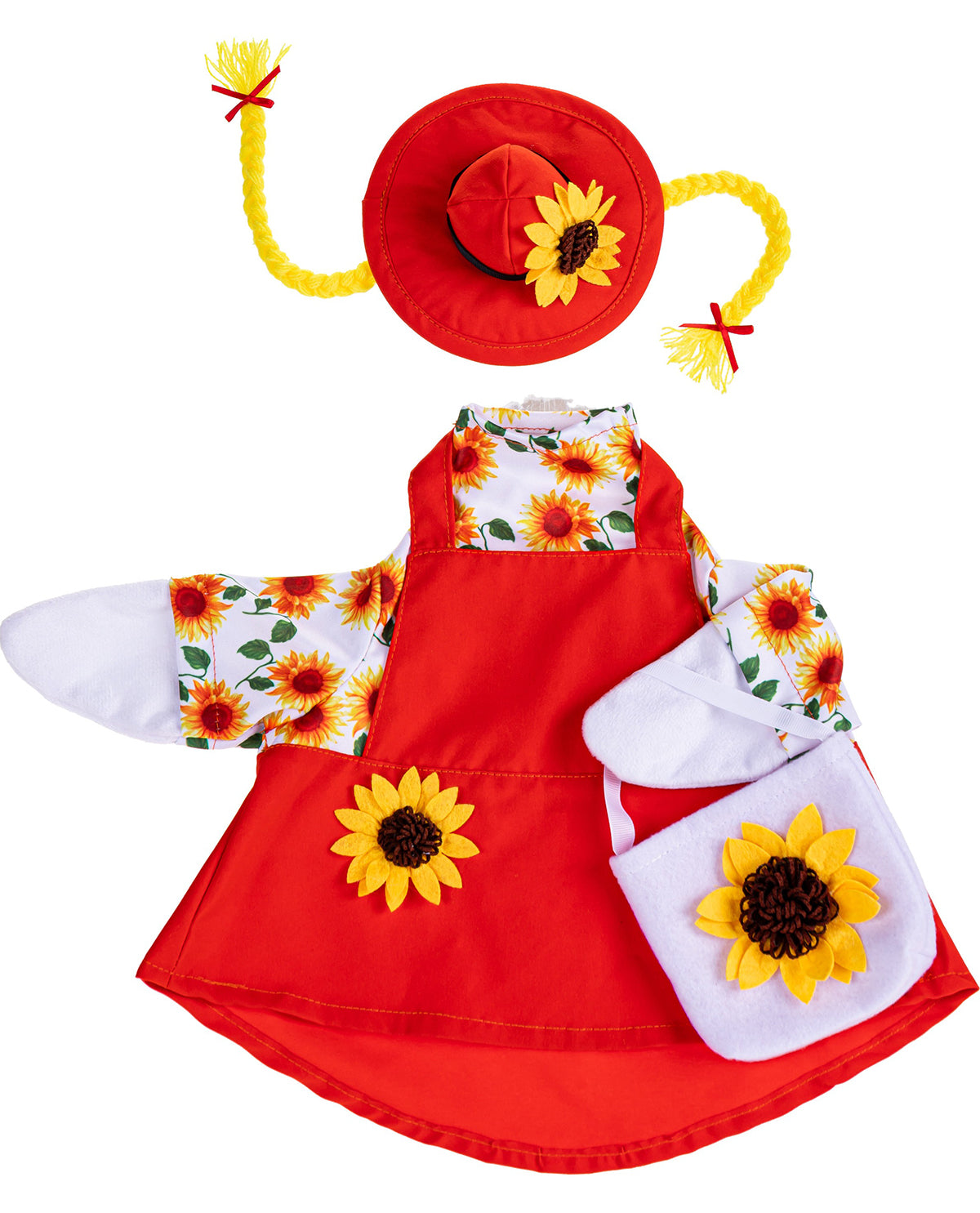 Porch Goose Outfit Sunflower Dress