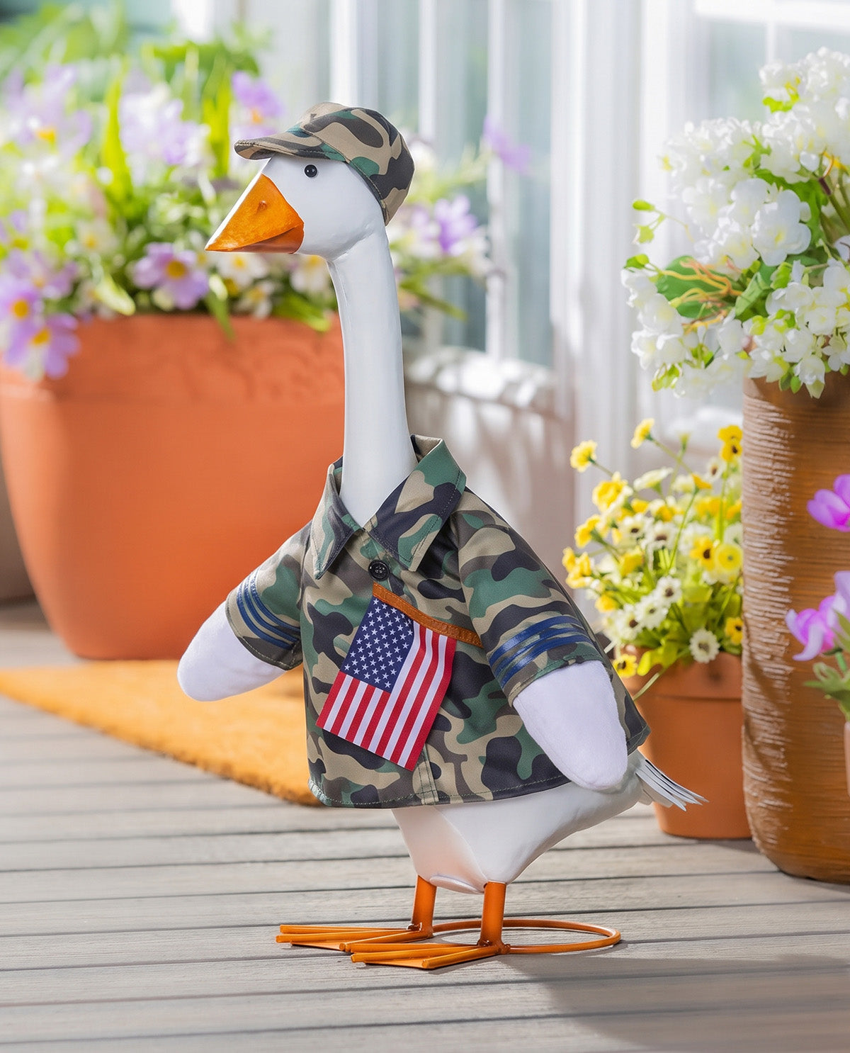 Evergreen Porch Goose Outfit Camo