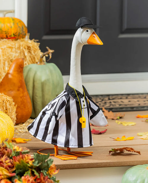 Evergreen Porch Goose Outfit Referee