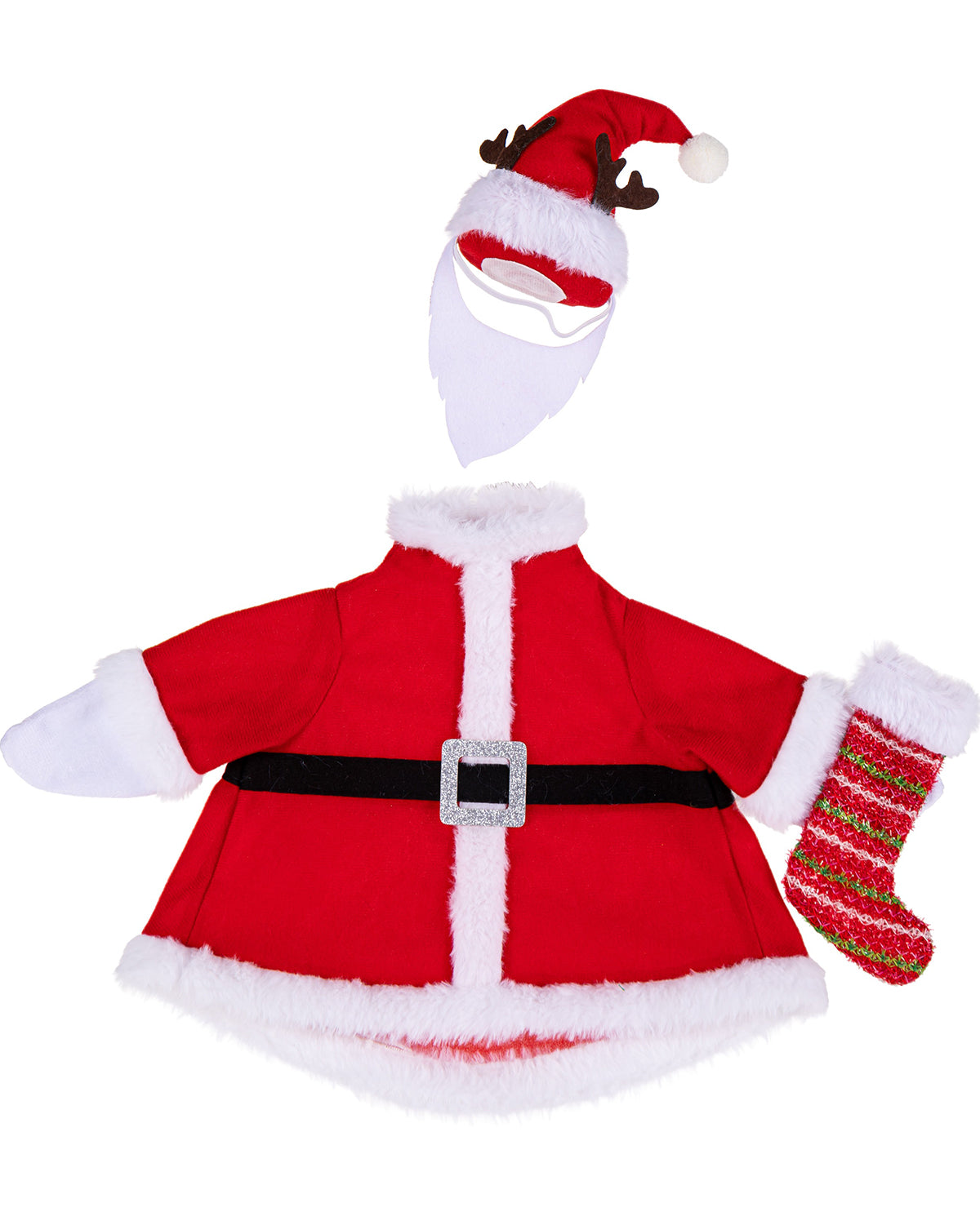 Evergreen Porch Goose Outfit Mr. Claus