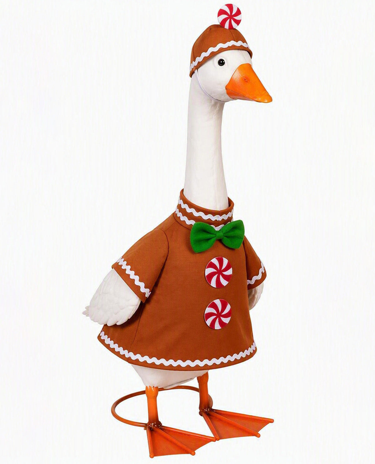 Evergreen Porch Goose Outfit Gingerbread