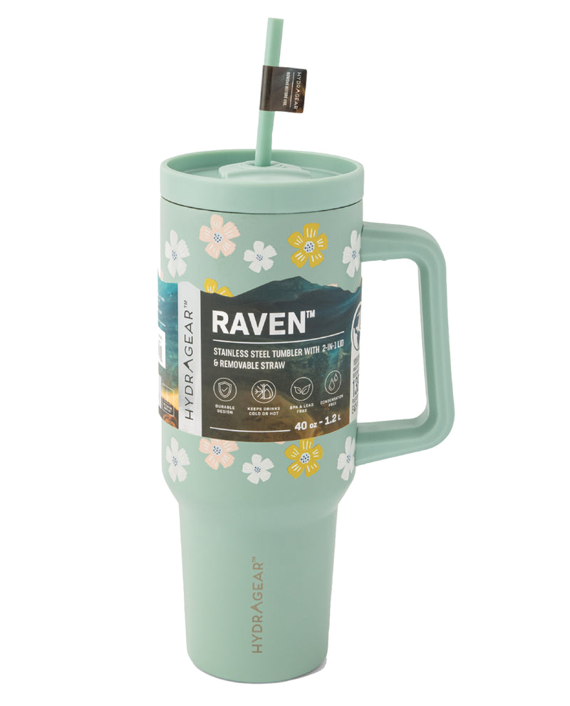 40oz Raven Embossed Tumbler