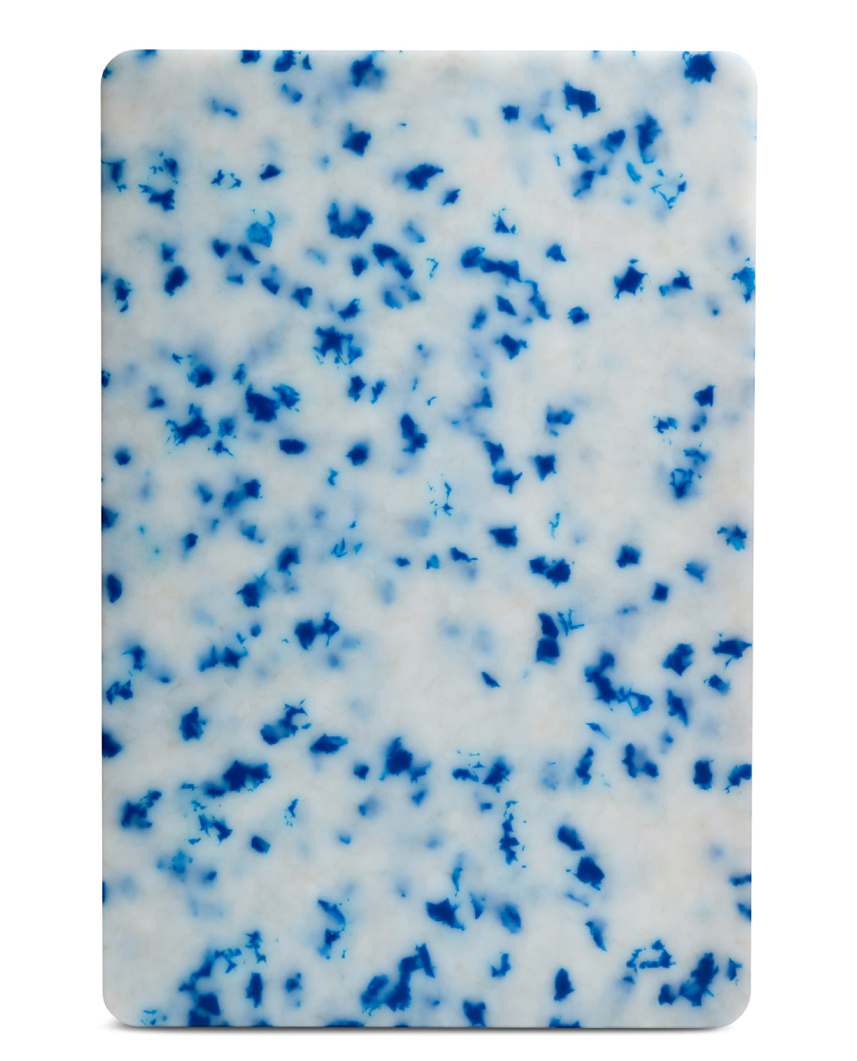 Recycled Large Plastic Cutting Board - Blue Confetti