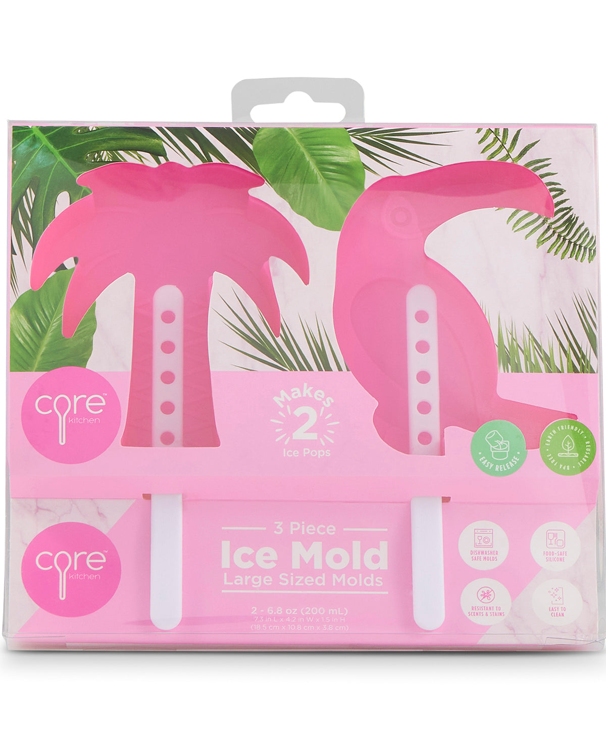 2pc Ice Mold Tropical