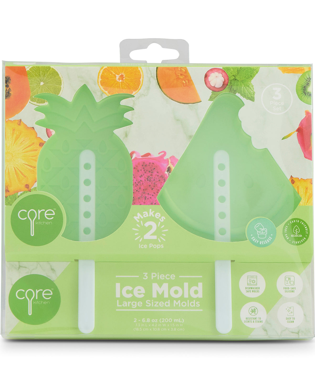 2pc Ice Mold Fruit