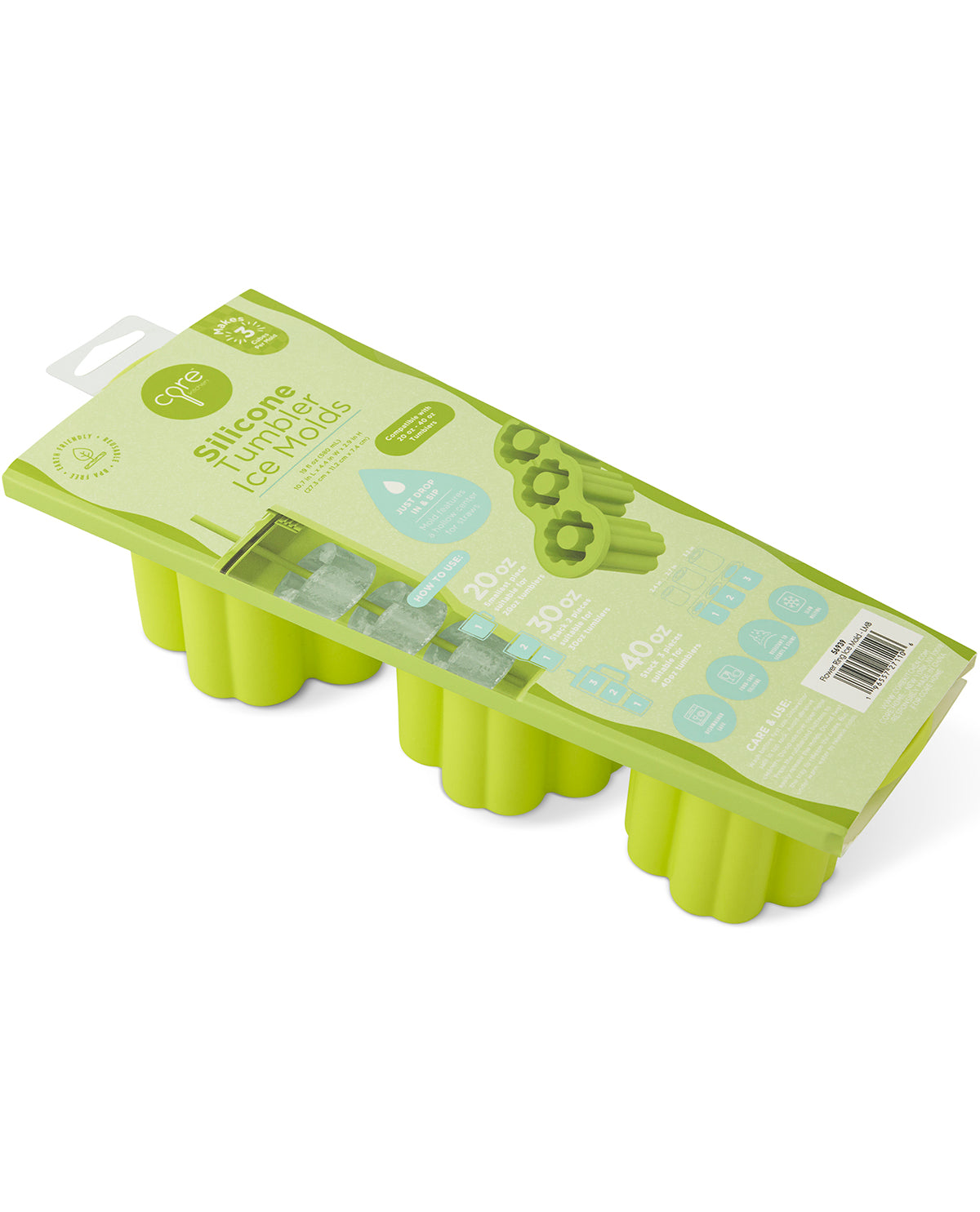 3 Flower Ice Mold Lime
