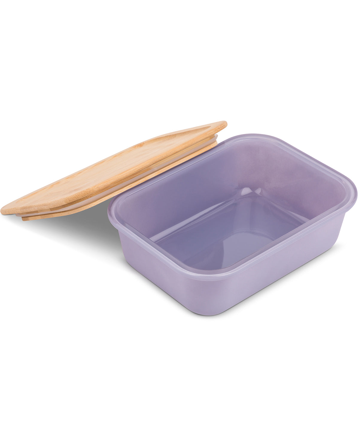 32oz Lilac Rect Glass FS With Lid