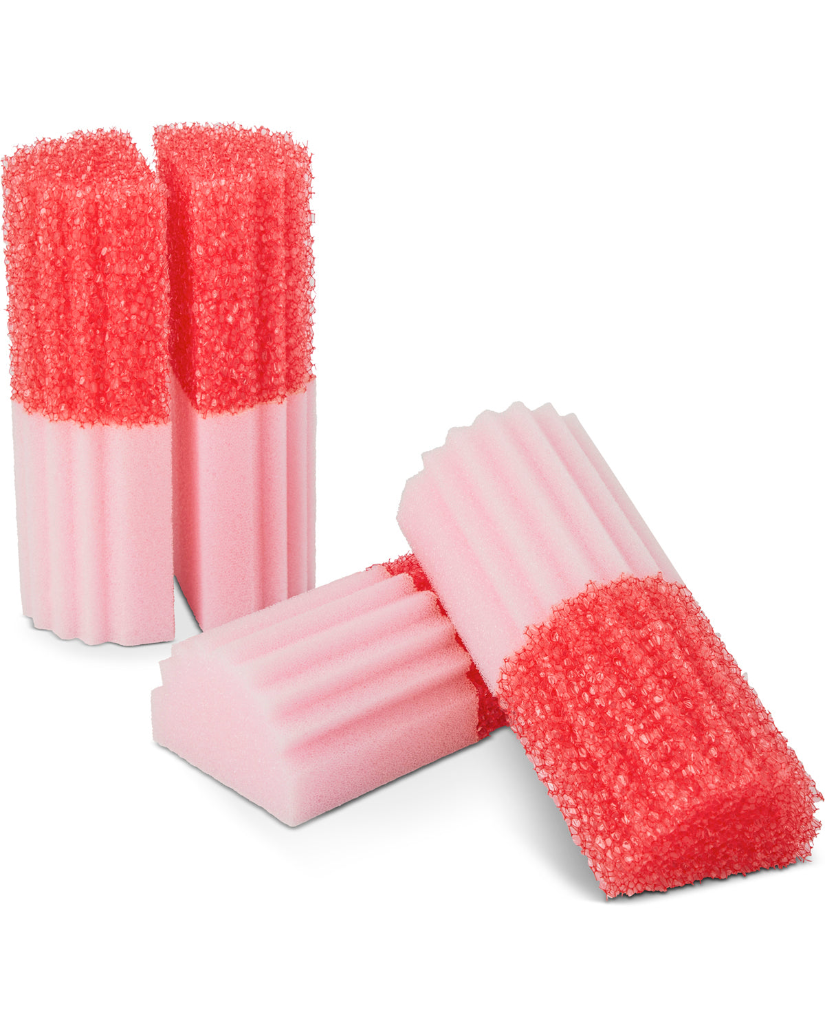 4pk Glass Cleaning Scrub Sponge Pink