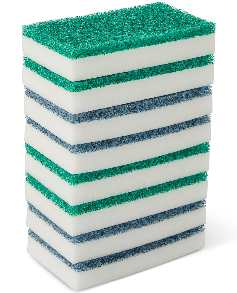 8pk Temperature Controlled Scrub Sponges