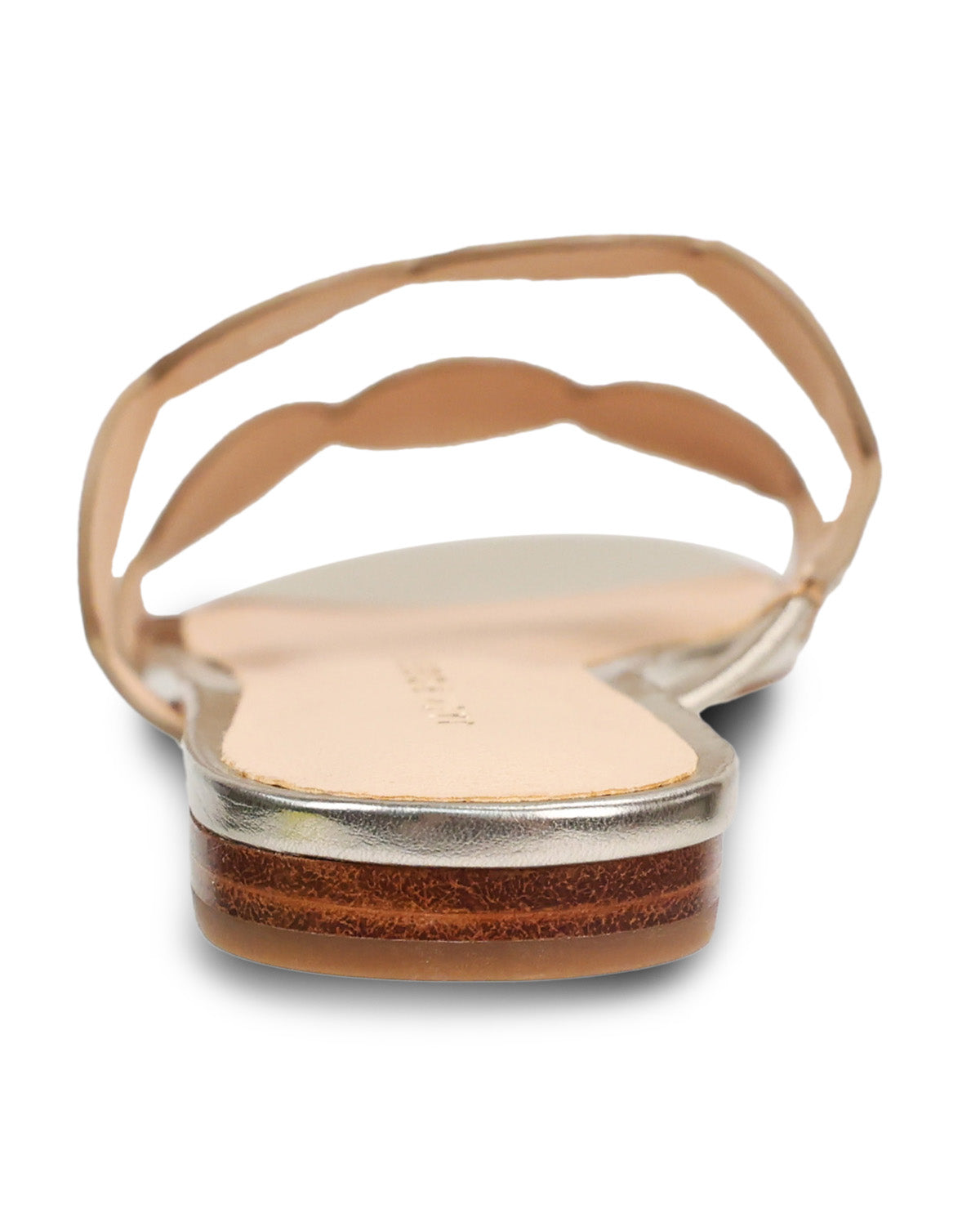 Jack Rogers Greglen Slide Metallic Platinum