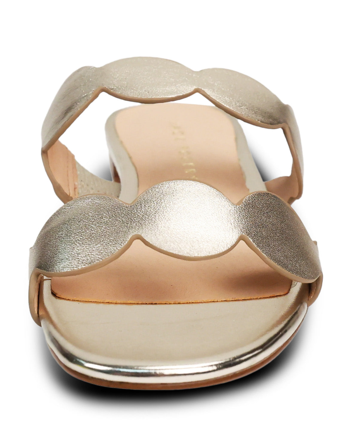 Jack Rogers Greglen Slide Metallic Platinum