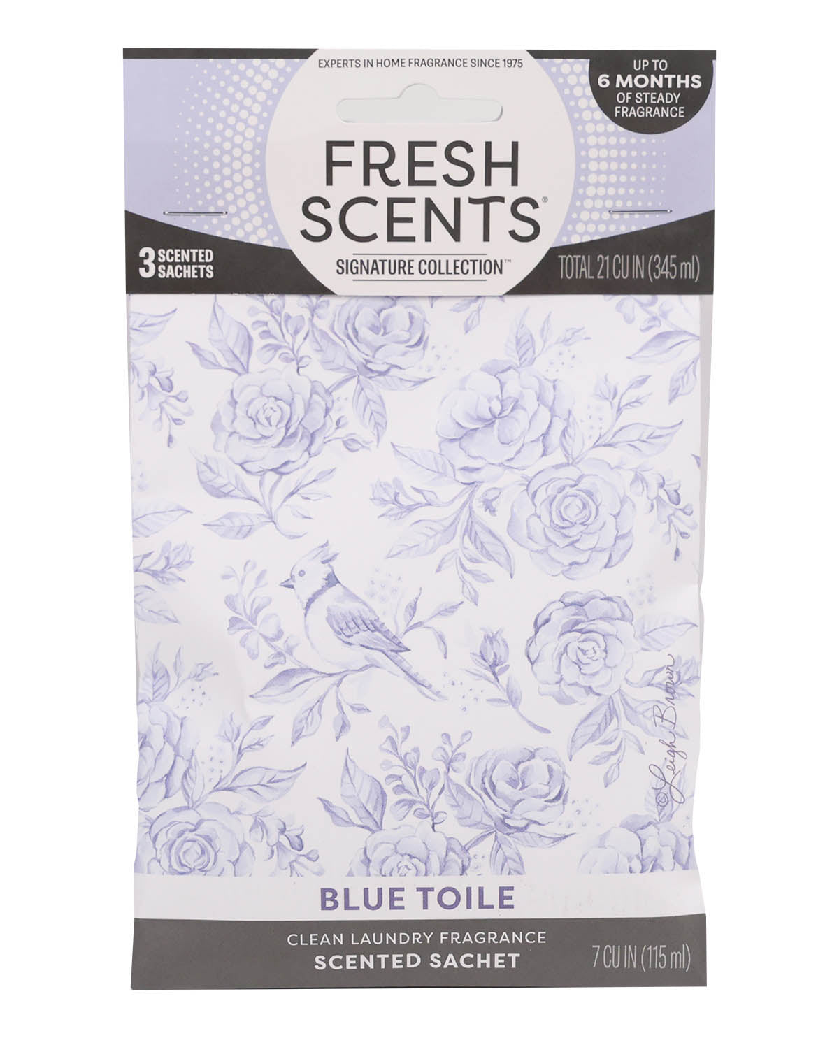 3pk Blue Toile