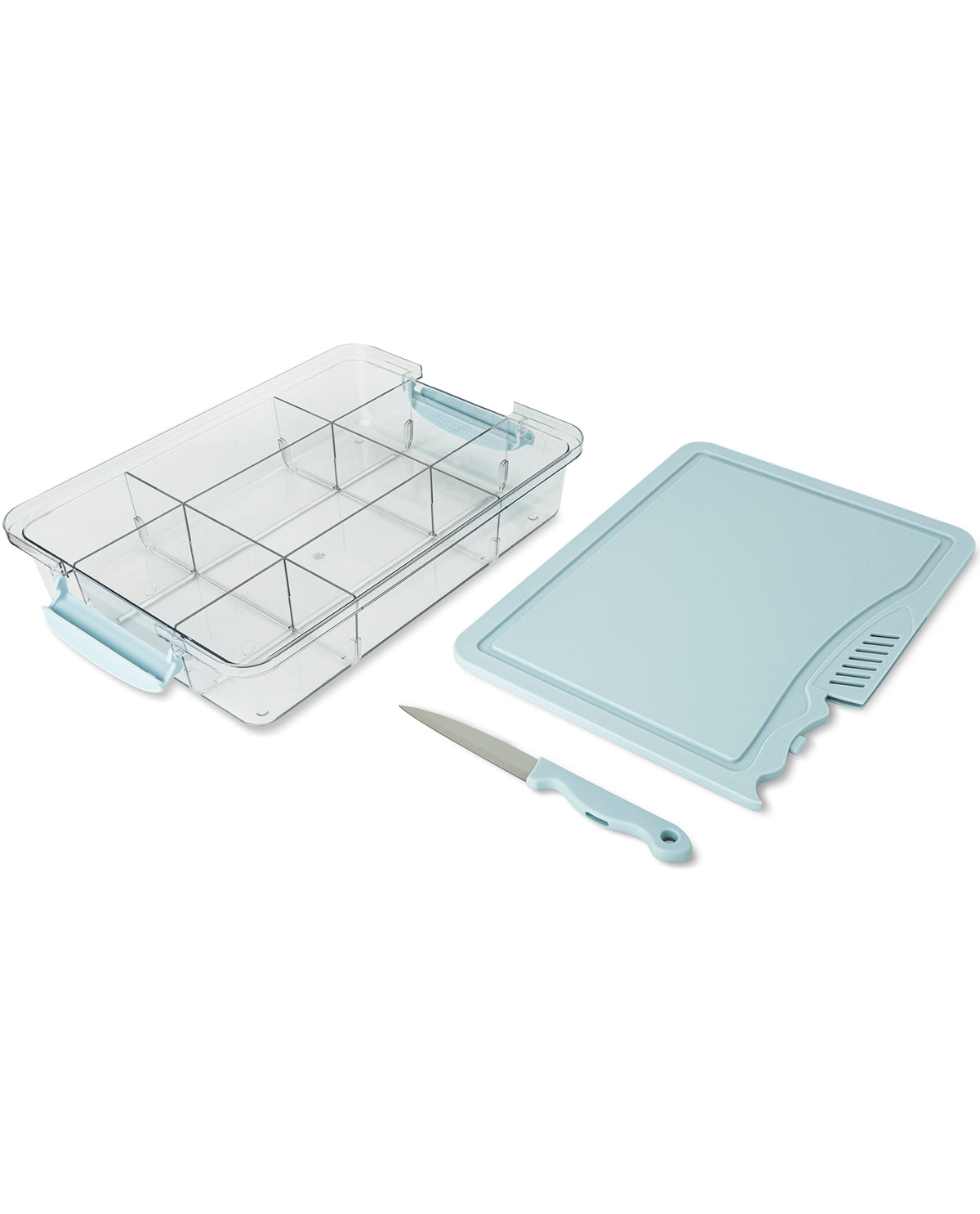 9 Section Snack Box With Built In Knife Board Harbor