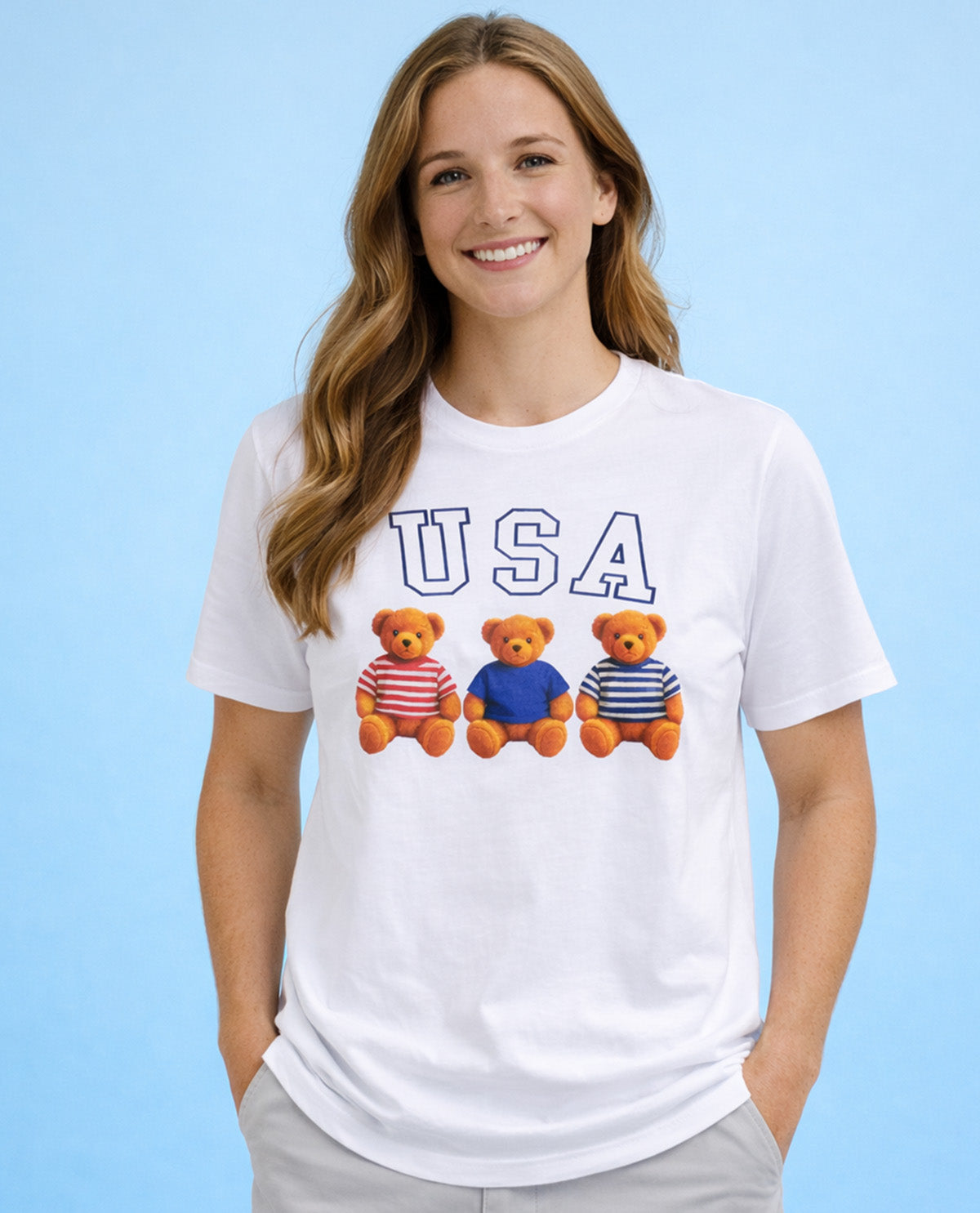 Jodifl USA Teddy Bear Tee