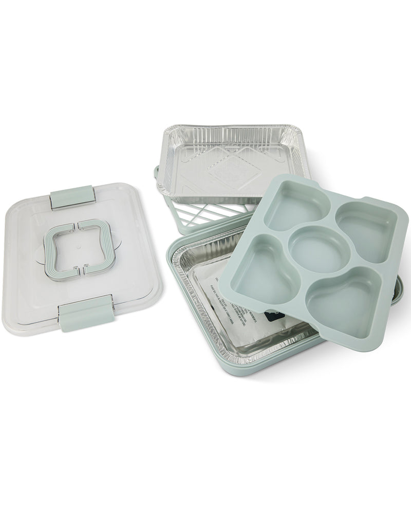 8 Piece Food Storage Serve Set Wavecrest