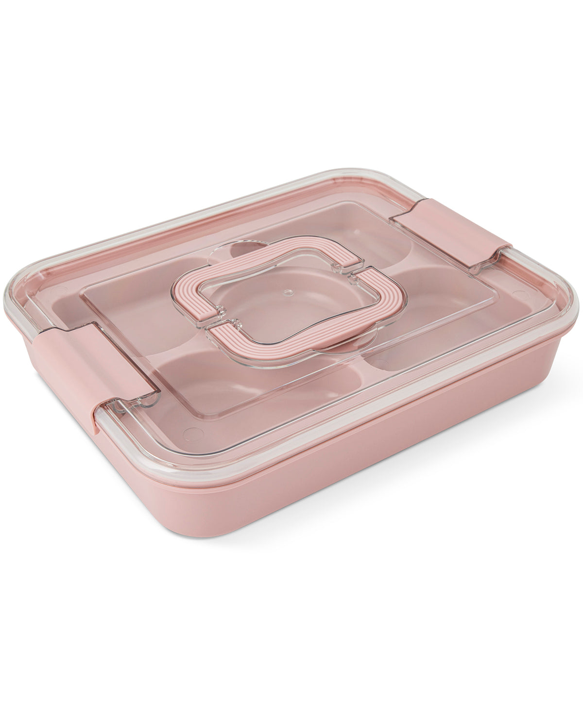 8 Piece Food Storage Serve Set Pink Heart