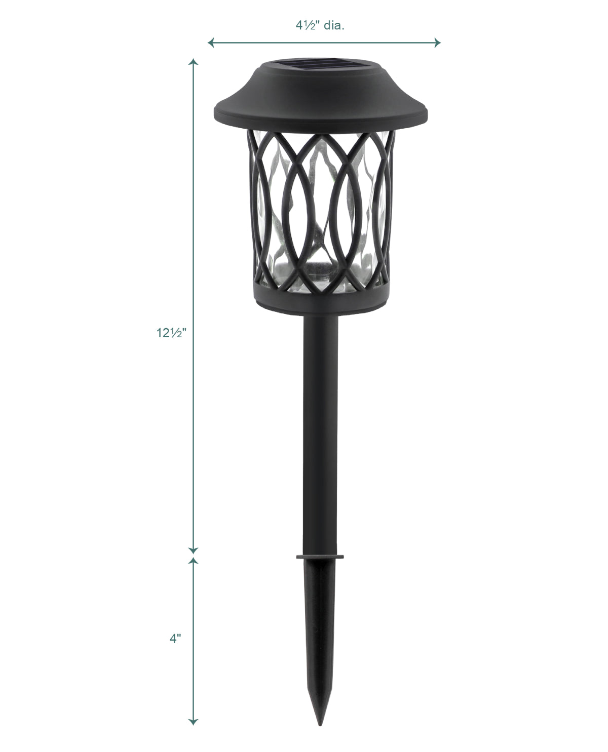 Elliptical Burst Solar Landscape Light