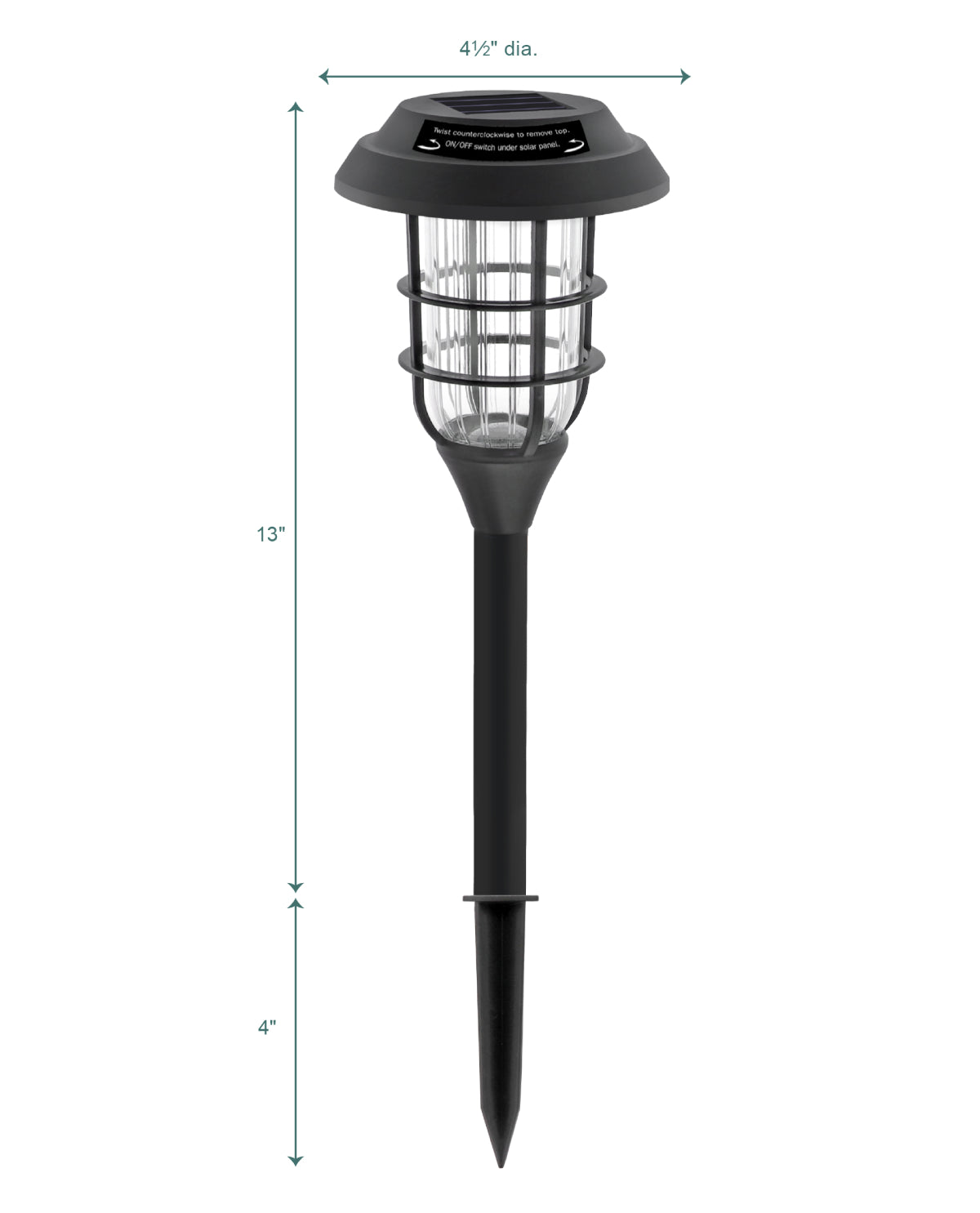 Sun Glow Solar Landscape Light