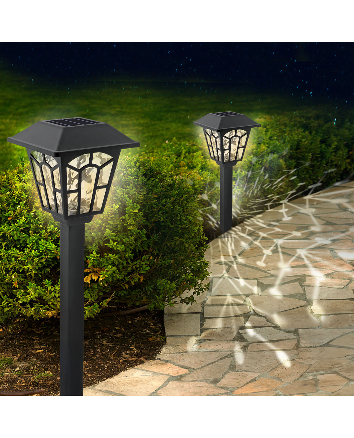 Prism Burst Solar Landscape Light