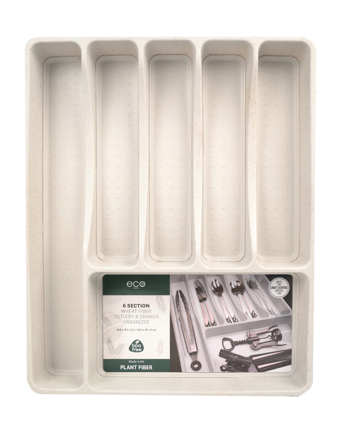 6 Section Cutlery Tray
