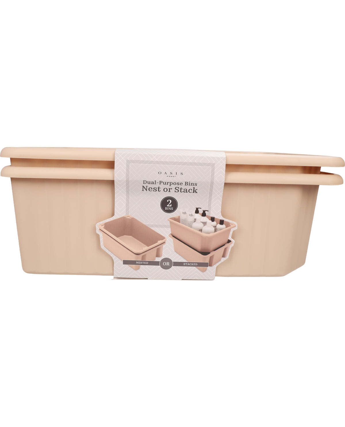 Natural 2pack Storage Bins