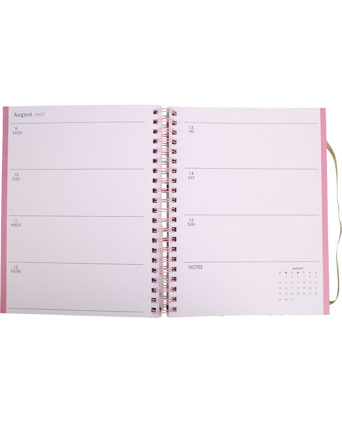 Ditsy Bows Clipboard 18 Month Planner