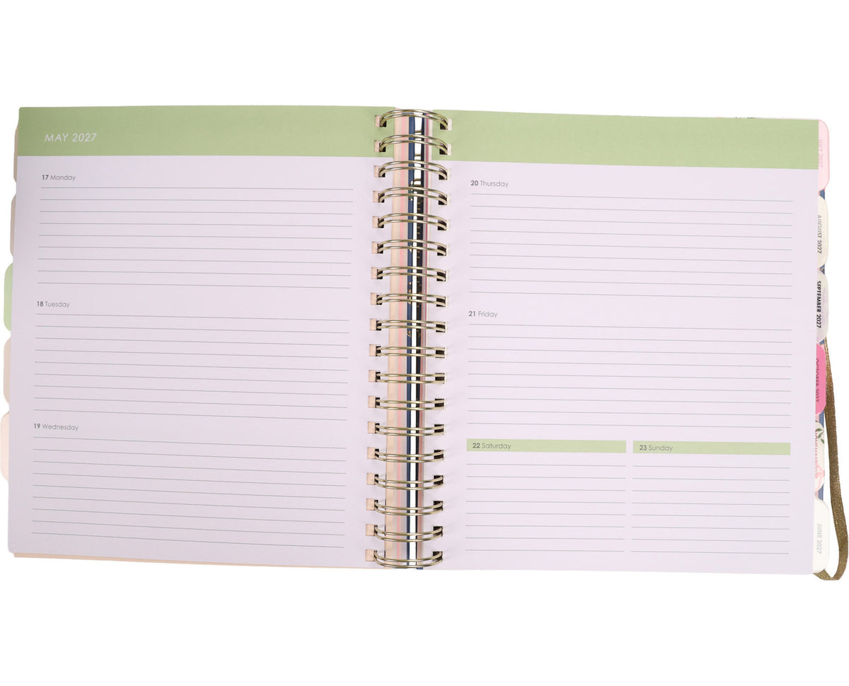 Garden Floral Chunky 18 Months Planner