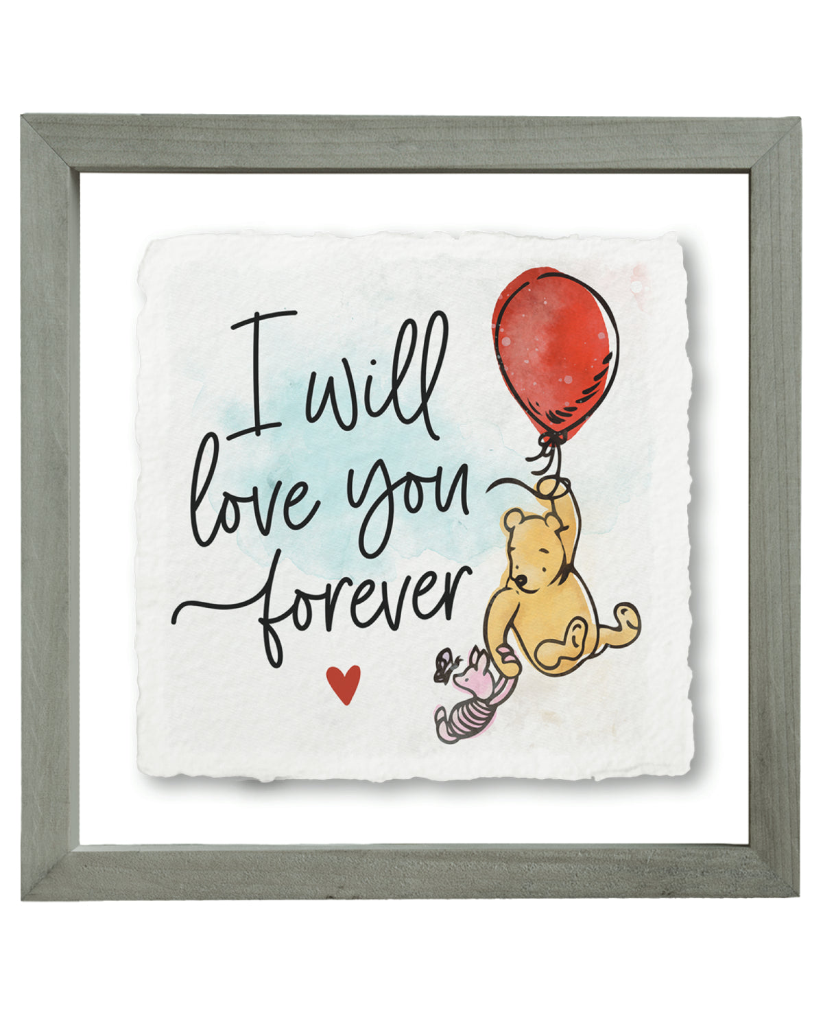 Pooh Love You Forever Sign