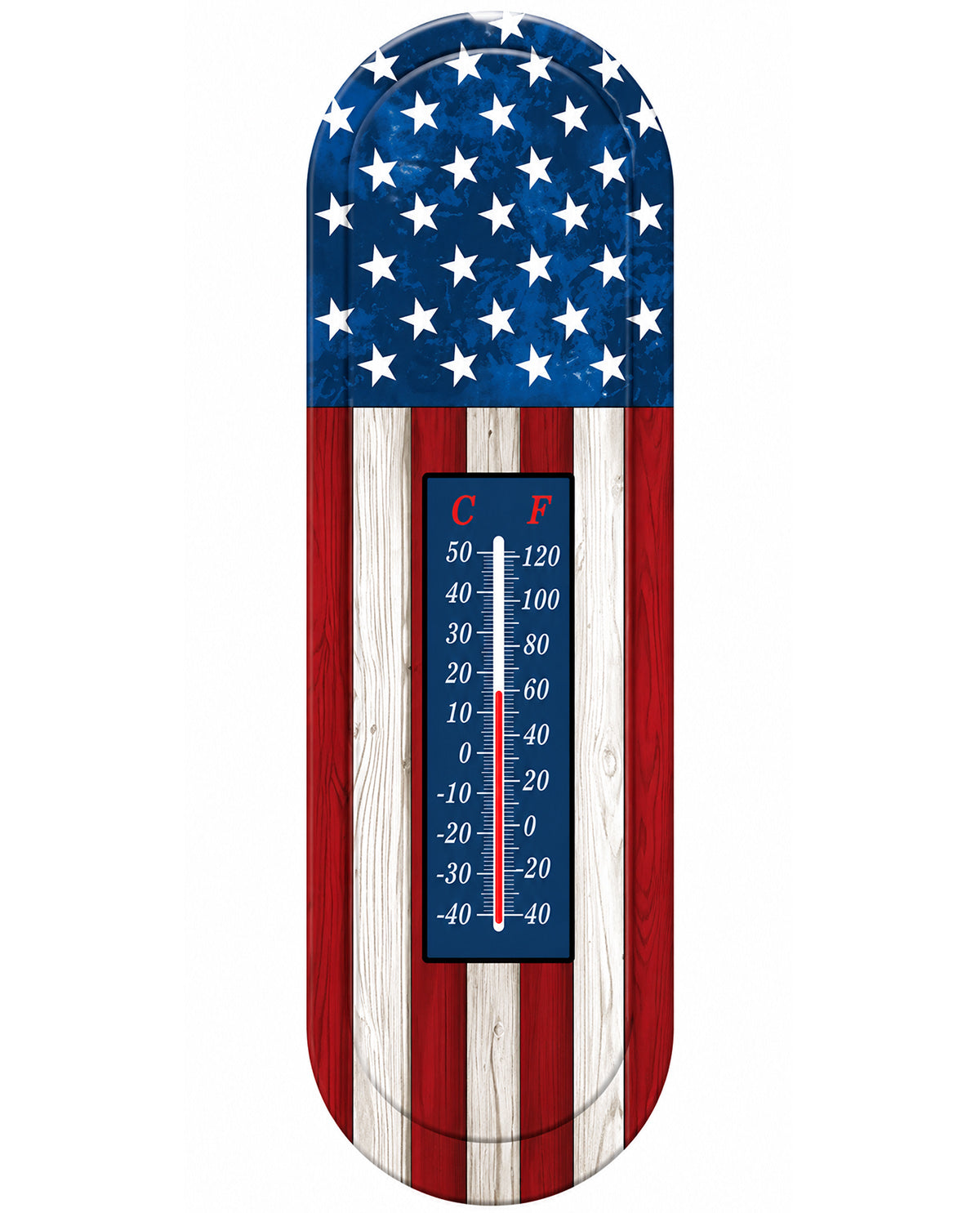 American Flag Thermometer