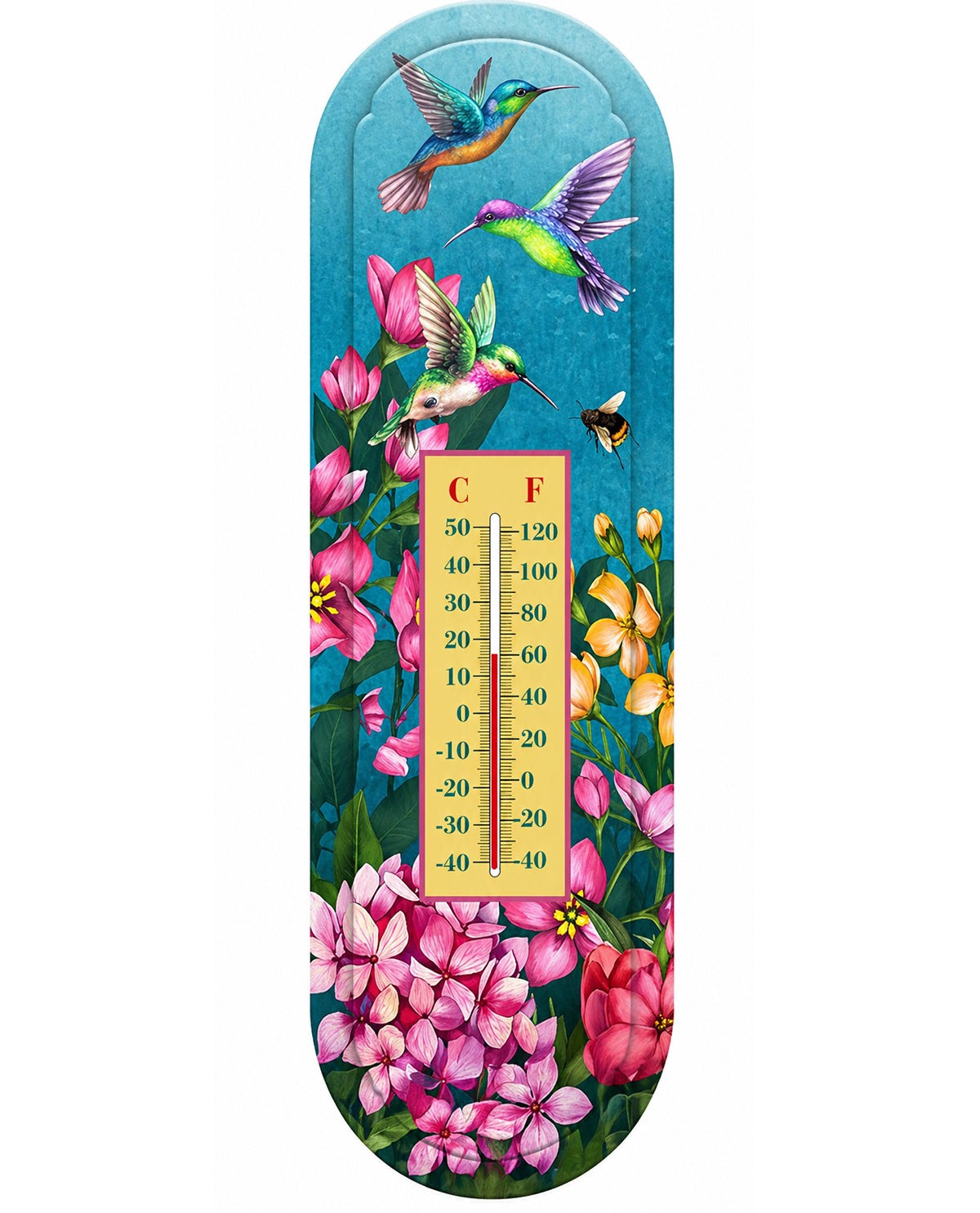 Spring Flowers Thermometer