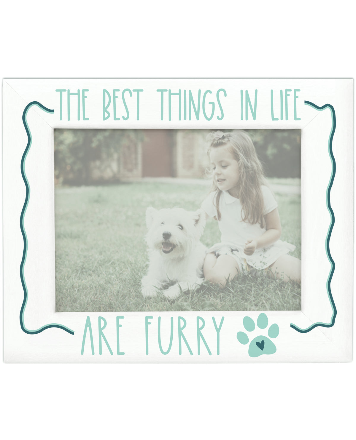 "Best Things In Life Are Furry" Picture Frame