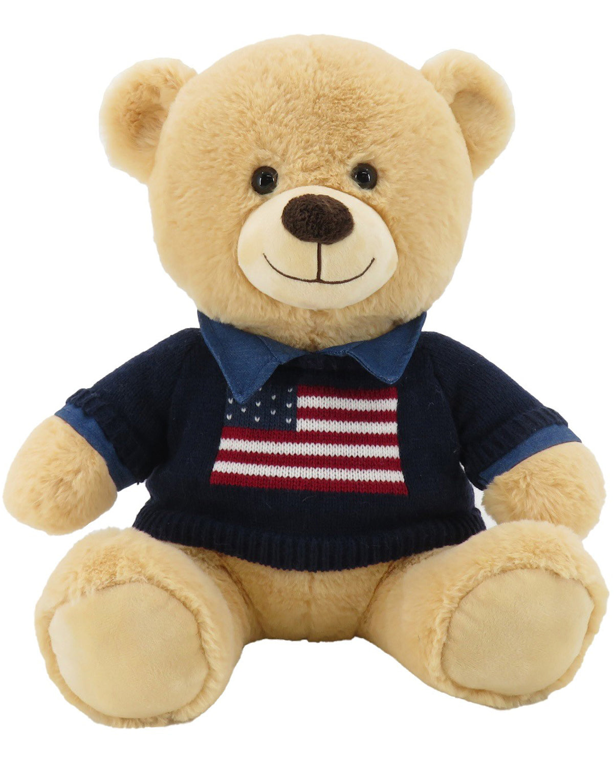 14" Teddy Bear USA Sweater