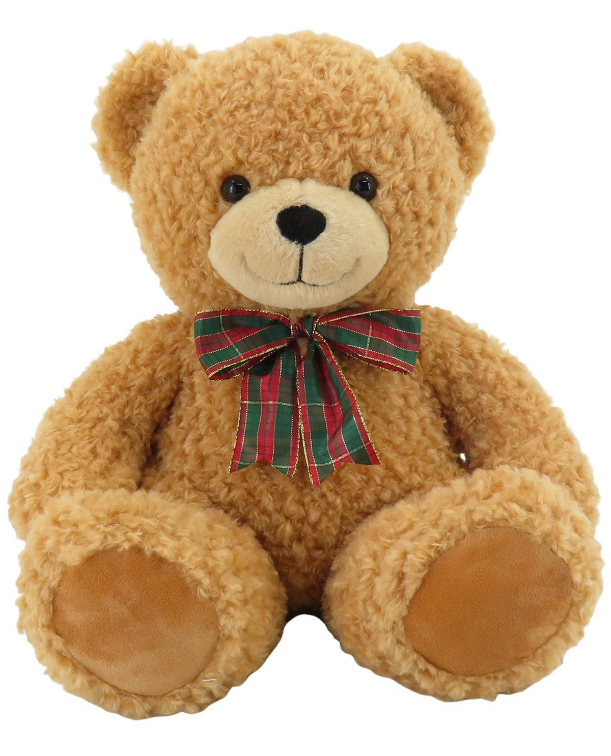 14" Christmas Teddy Bear With Bow