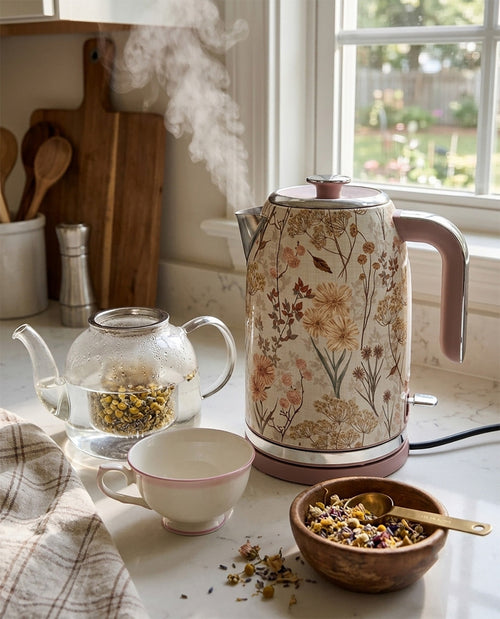 Dwell Printed Kettle Neutral Floral