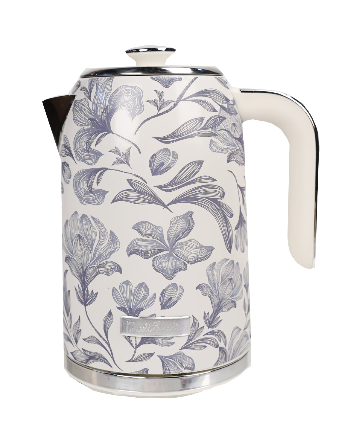 Dwell Blue Printed Kettle