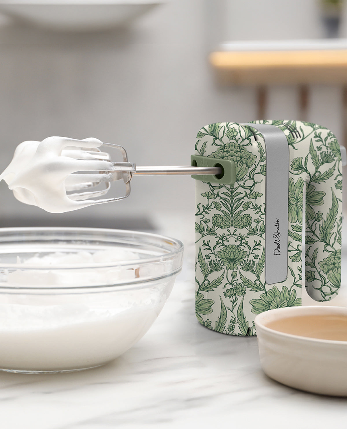 BOX MARKED WRONG COLOR - Dwell Printed Hand Mixer Green