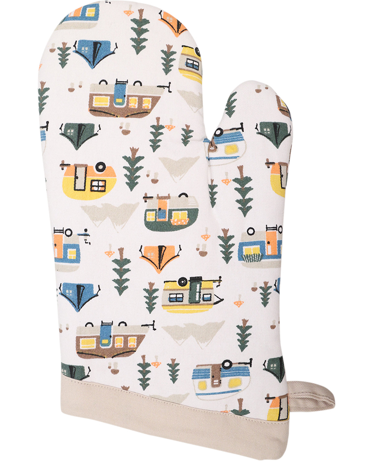 Happy Camper Oven Mitt