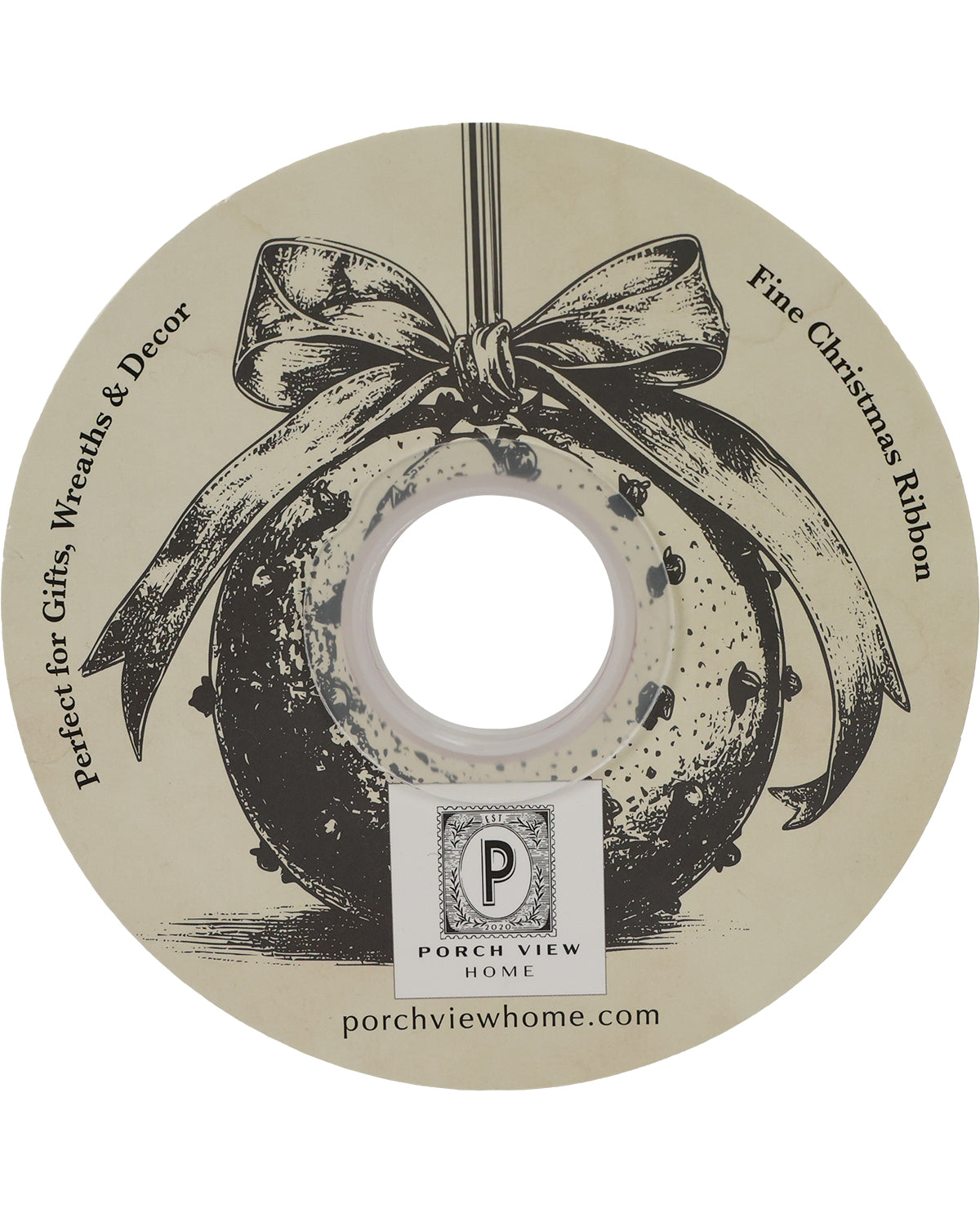 1/4" Ivory Velvet Ribbon