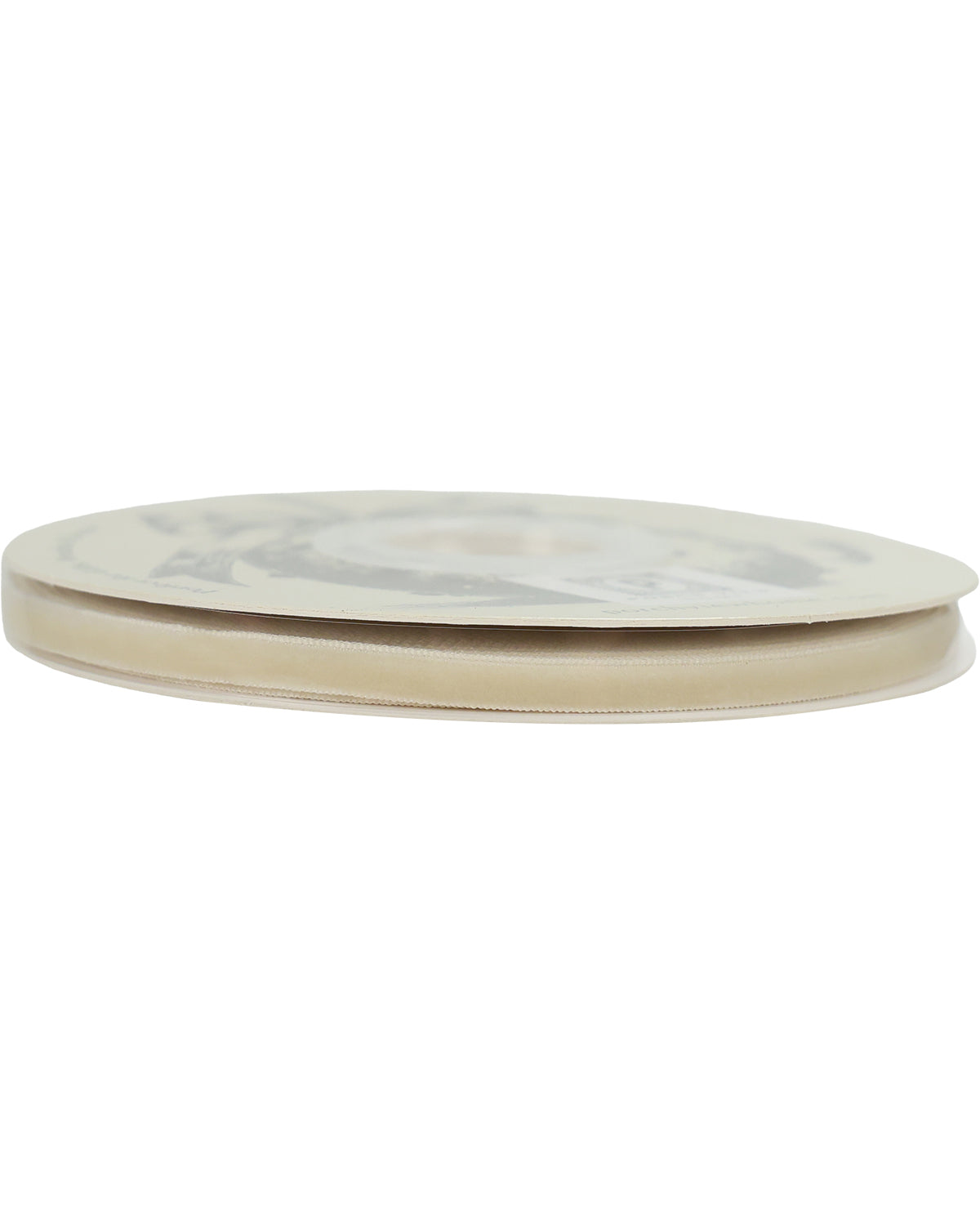 1/4" Ivory Velvet Ribbon