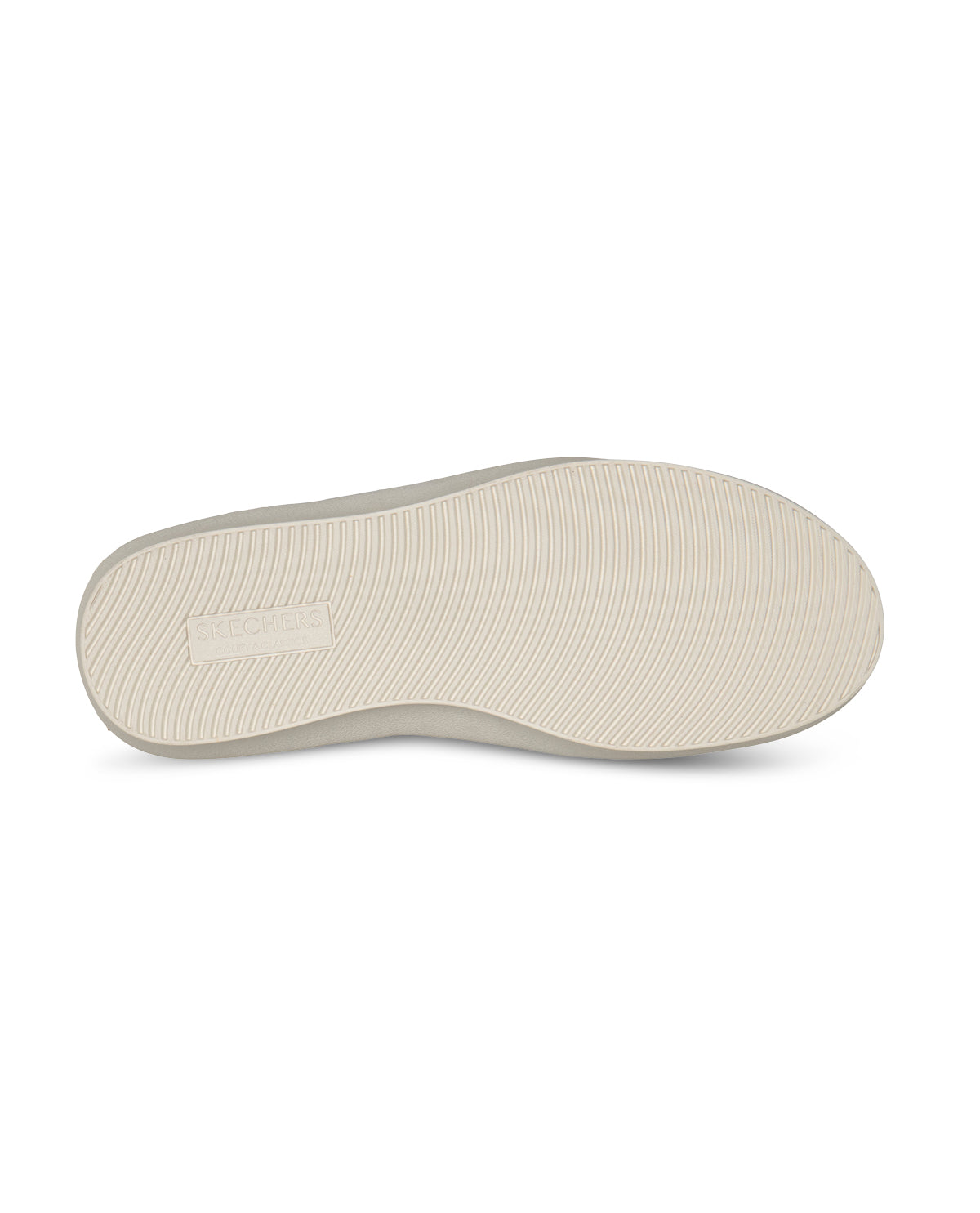 White shoe sole on a white background