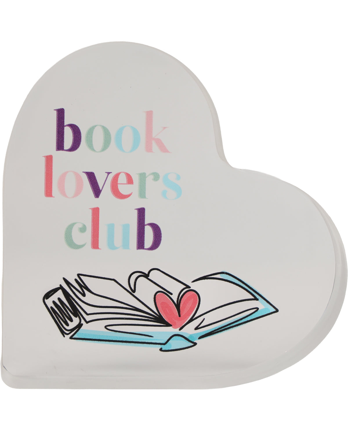 Book Club Acrylic Plaque Book Lover