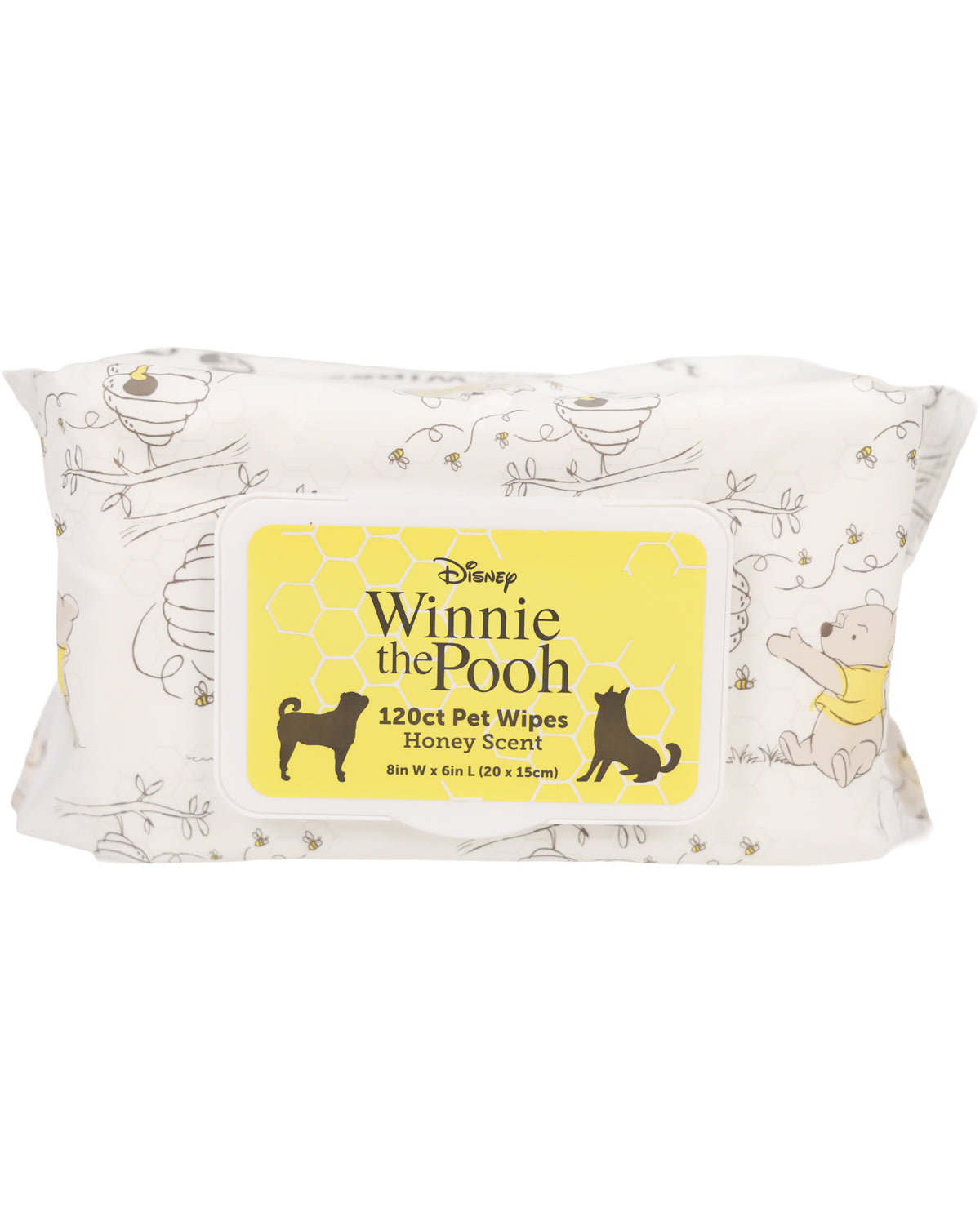 Winnie The Pooh 120ct Pet Wipes Honey Scented