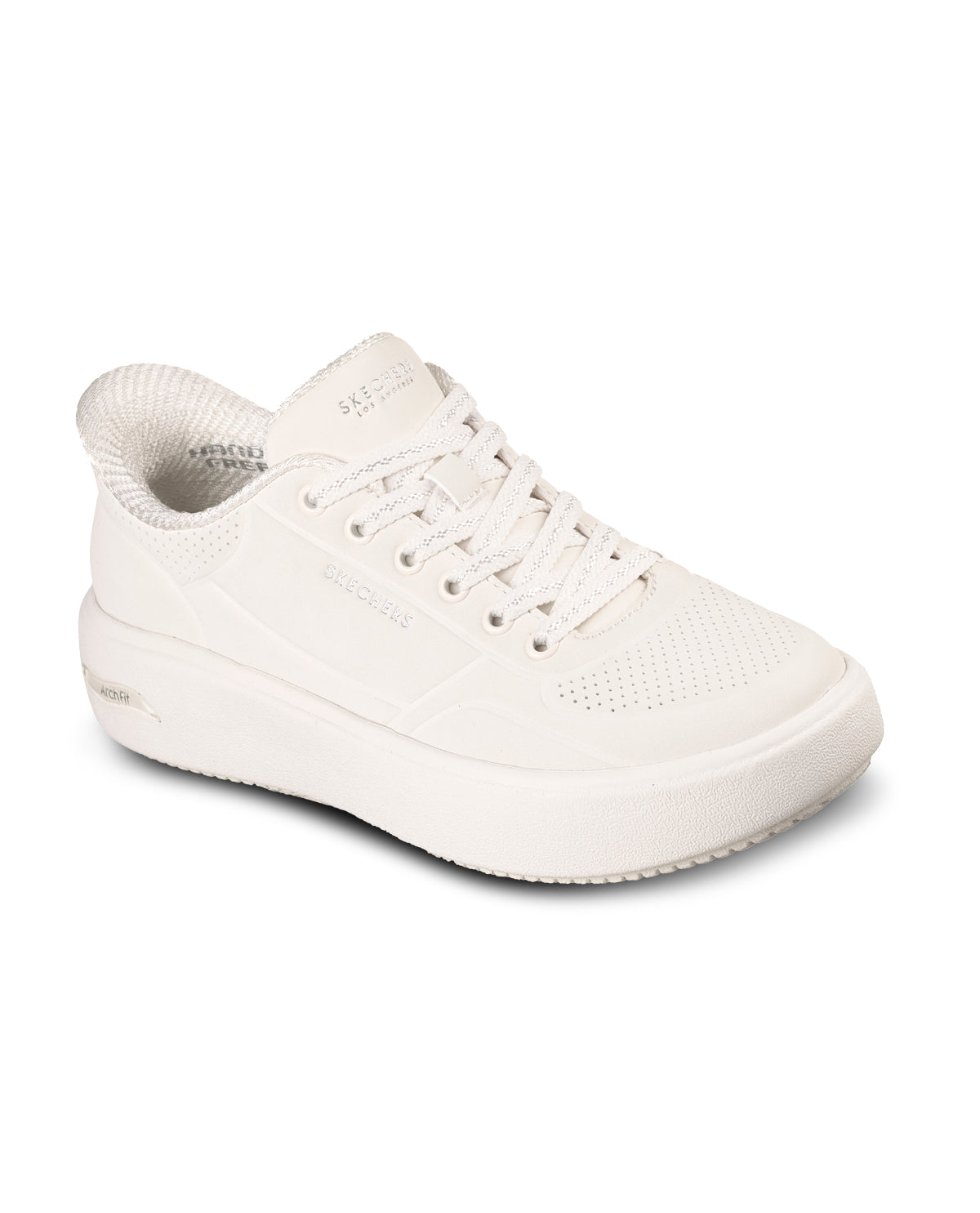 White sneaker on a white background