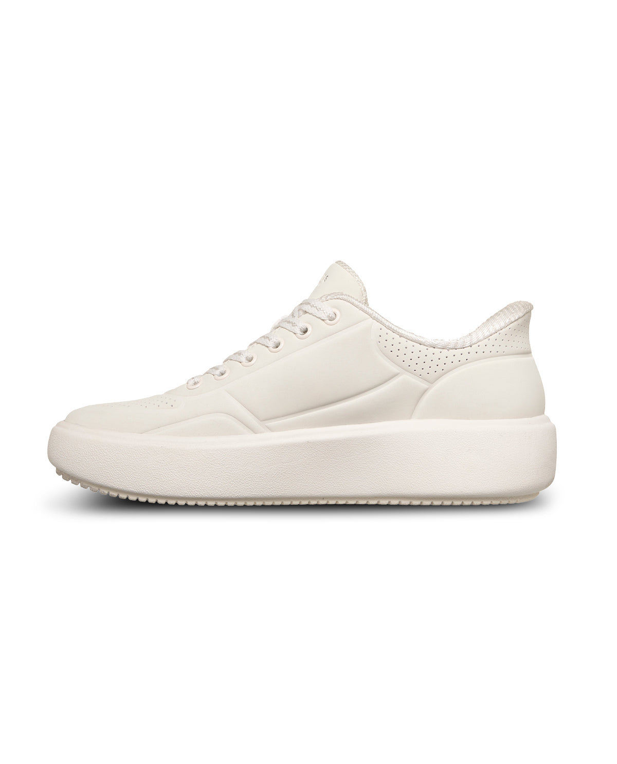 White sneaker on a white background
