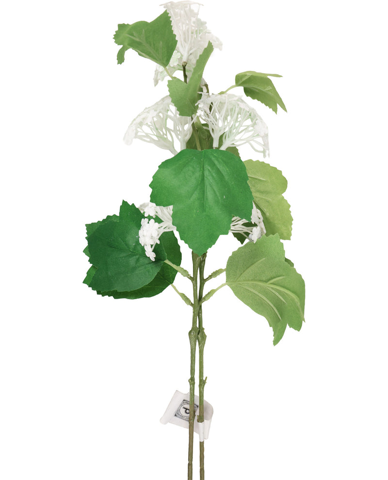 Woodland Viburnum White Faux Flower