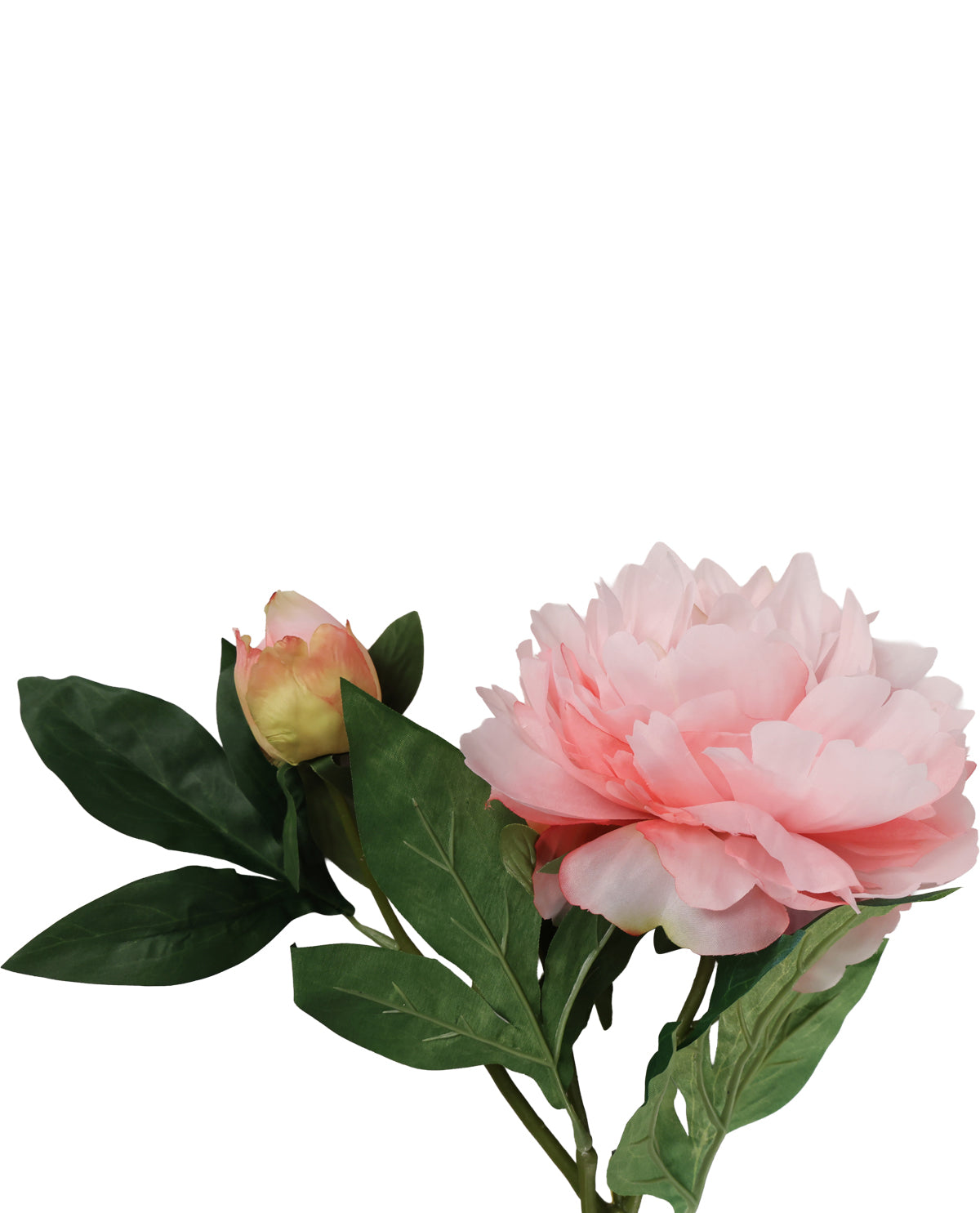 Sunset Taffeta Peony Faux Flower